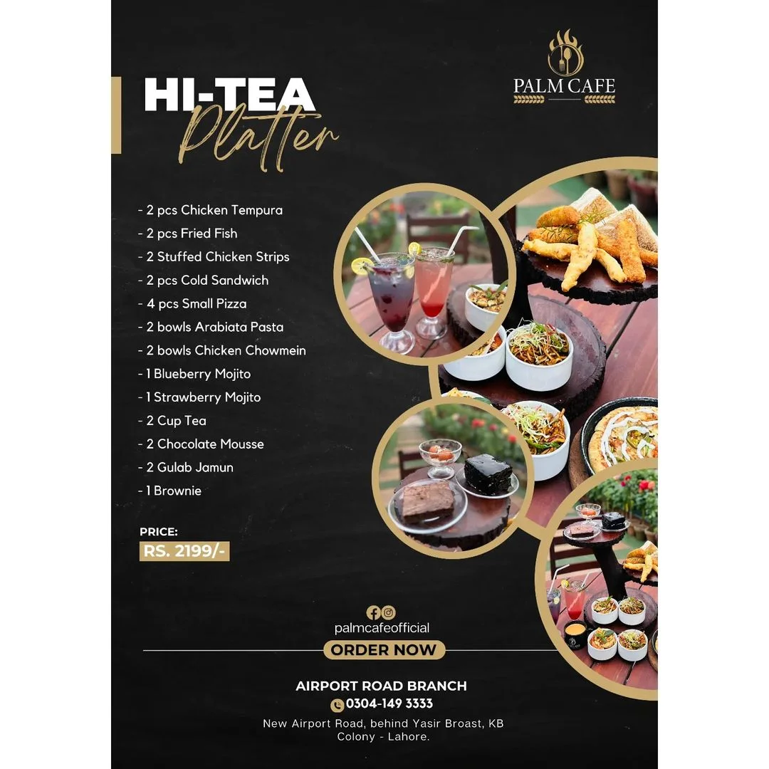 palm cafe menu